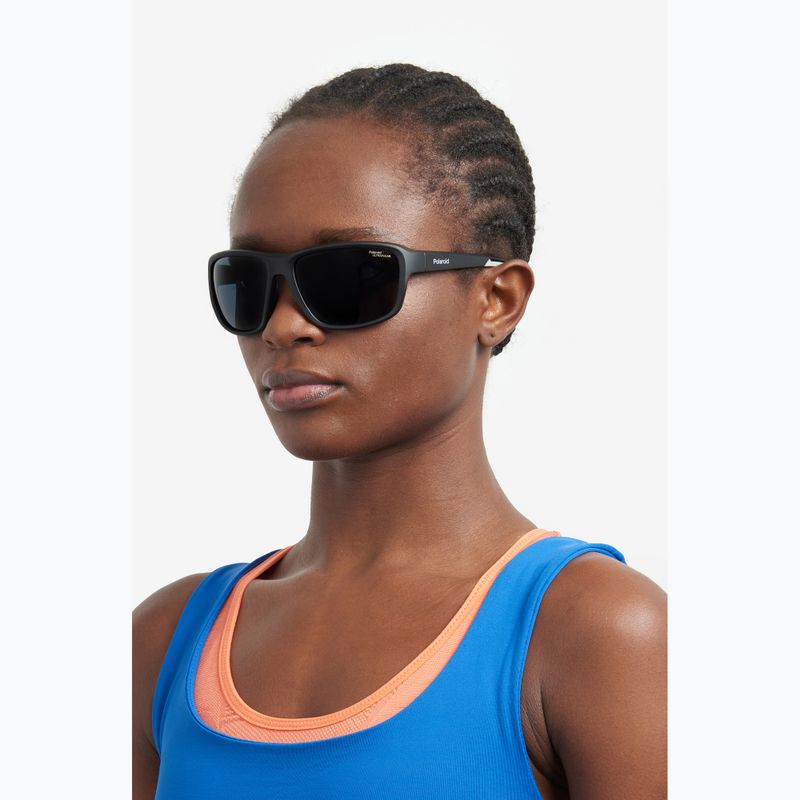 Ochelari de soare Polaroid PLD 7049/S matte black/grey polarized high contrast 7