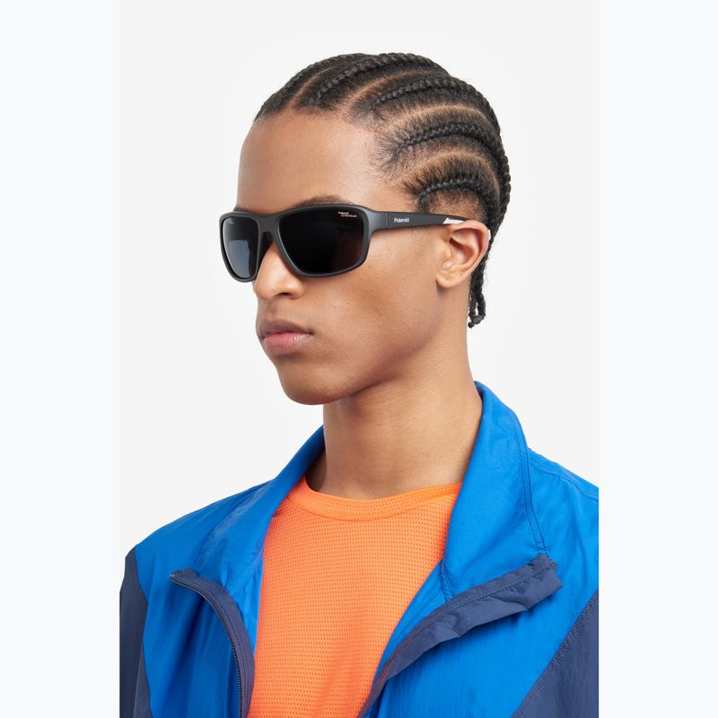 Ochelari de soare Polaroid PLD 7049/S matte black/grey polarized high contrast 9