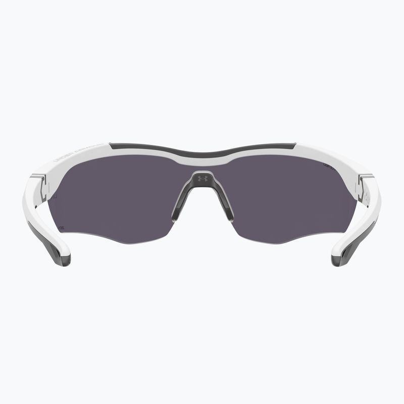 Ochelari de soare pentru bărbați Under Armour Yard Pro matte white/orange multilayer oleophobic 4