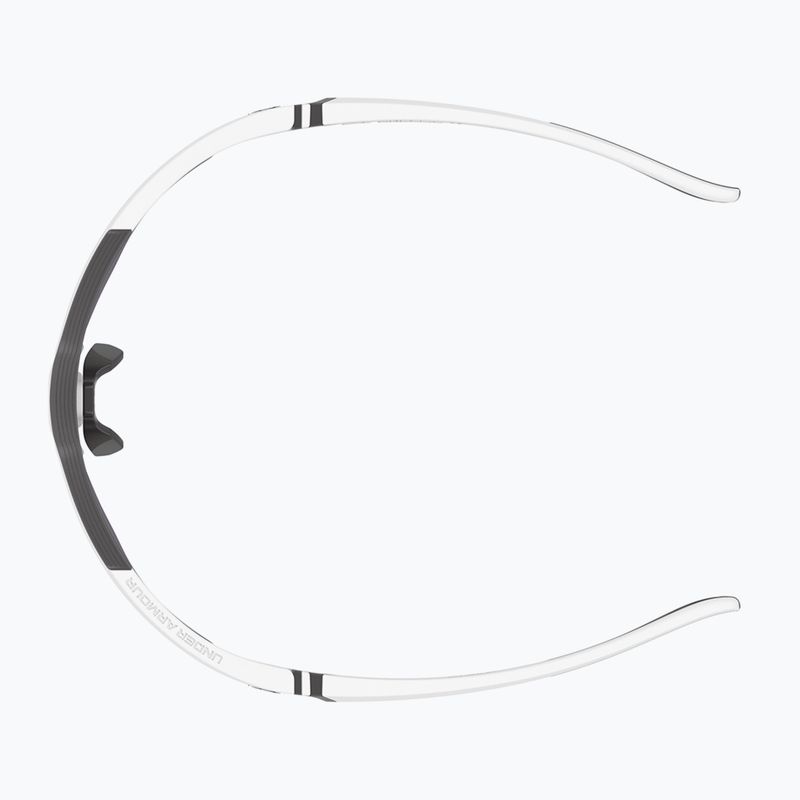 Ochelari de soare pentru bărbați Under Armour Yard Pro matte white/orange multilayer oleophobic 5