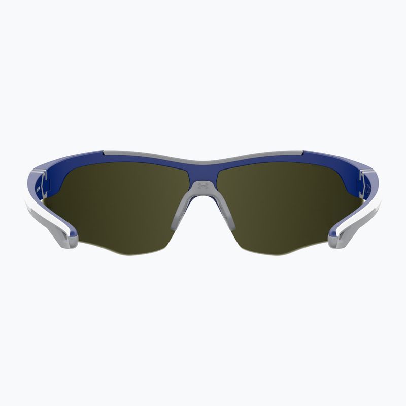 Ochelari de soare Under Armour Yard Dual S3 matte white blue/blue multilayer oleophobic 4