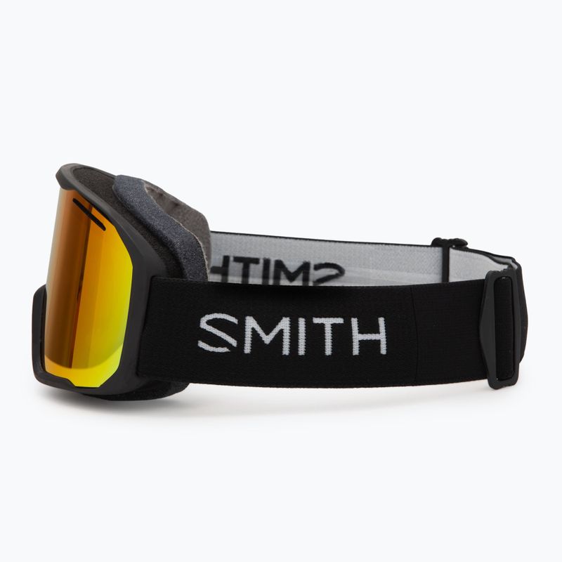 Ochleari de schi Smith Blazer black/red sol-x mirror 4