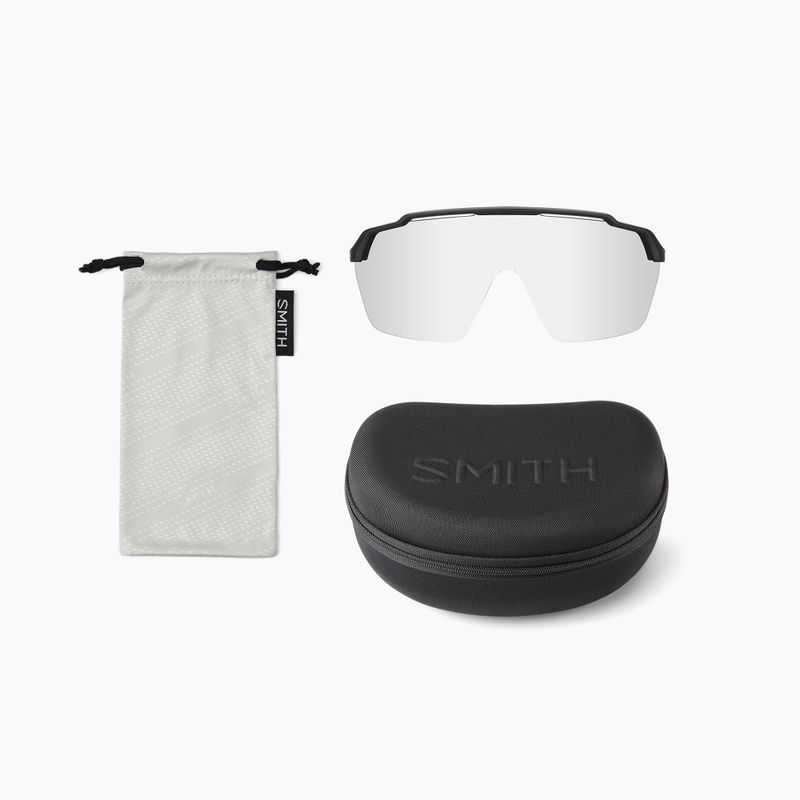 Ochelari de soare Smith Shift XL MAG negru/roșu cromat cu oglindă oglindă 4