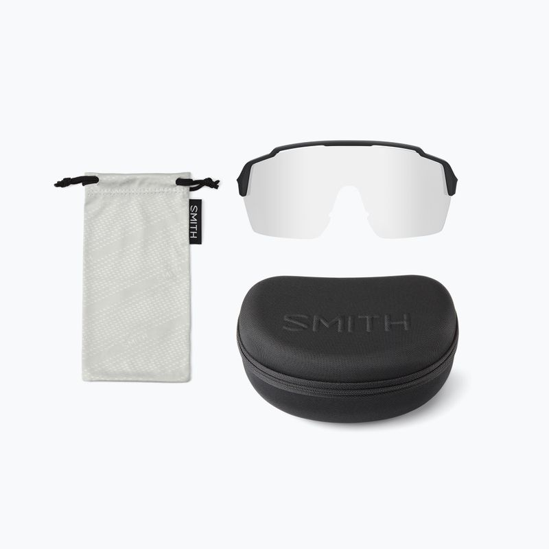 Ochelari de soare Smith Shift Split MAG negru/roșu cromat cu oglindă roșie 4