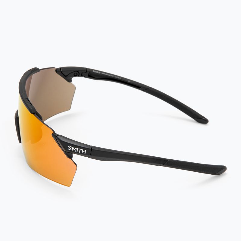 Ochelari de soare Smith Ruckus negru mat/roșu cromat cu oglindă oglindă 5