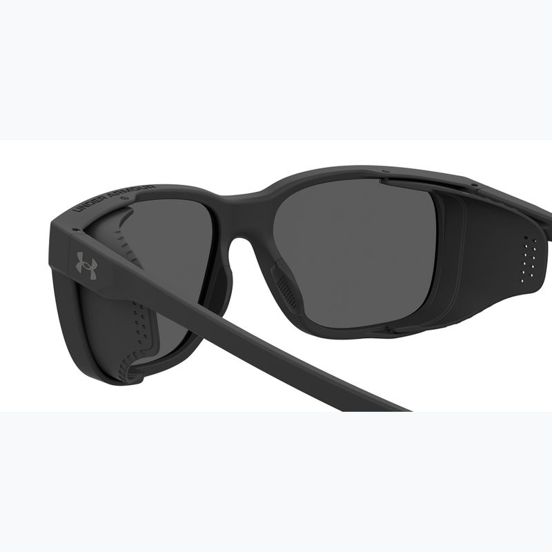 Ochelari de soare pentru bărbați Under Armour Glacial matte black/grey blue mirror silver polarized o 6