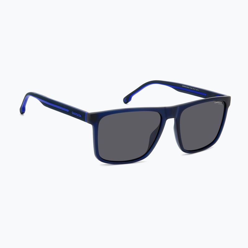 Ochelari de soare pentru bărbați Carrera 8064/S albastru mat/gri