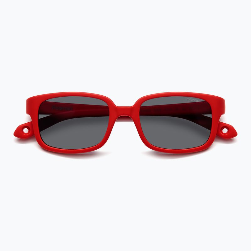 Ochelari de soare pentru copii Polaroid PLD K008/S matte red/grey polarized 4