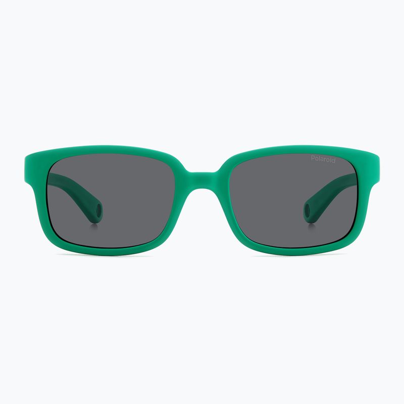 Ochelari de soare pentru copii Polaroid PLD K008/S matte green/grey polarized 3