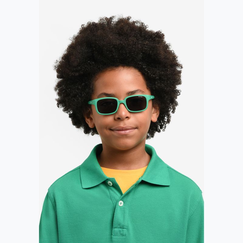Ochelari de soare pentru copii Polaroid PLD K008/S matte green/grey polarized 6