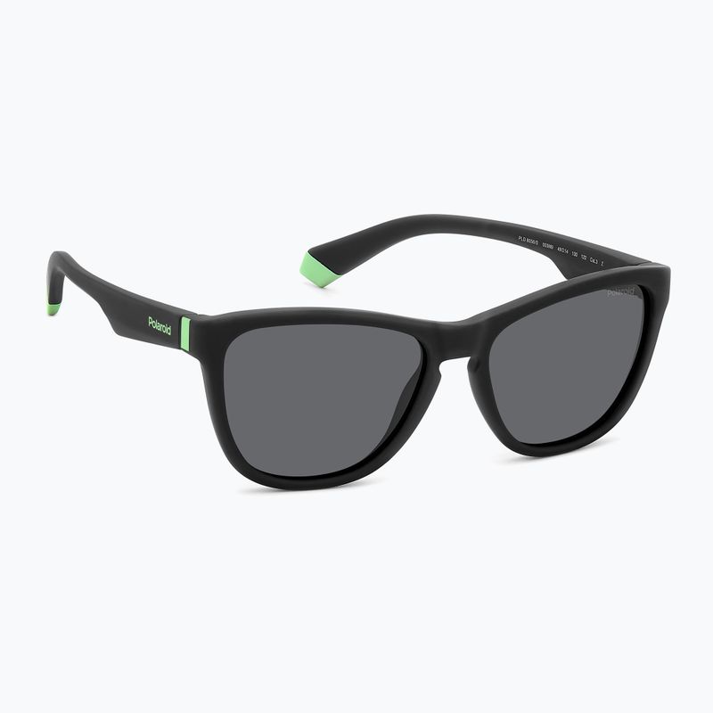 Ochelari de soare pentru copii Polaroid PLD 8056/S matte black/grey polarized