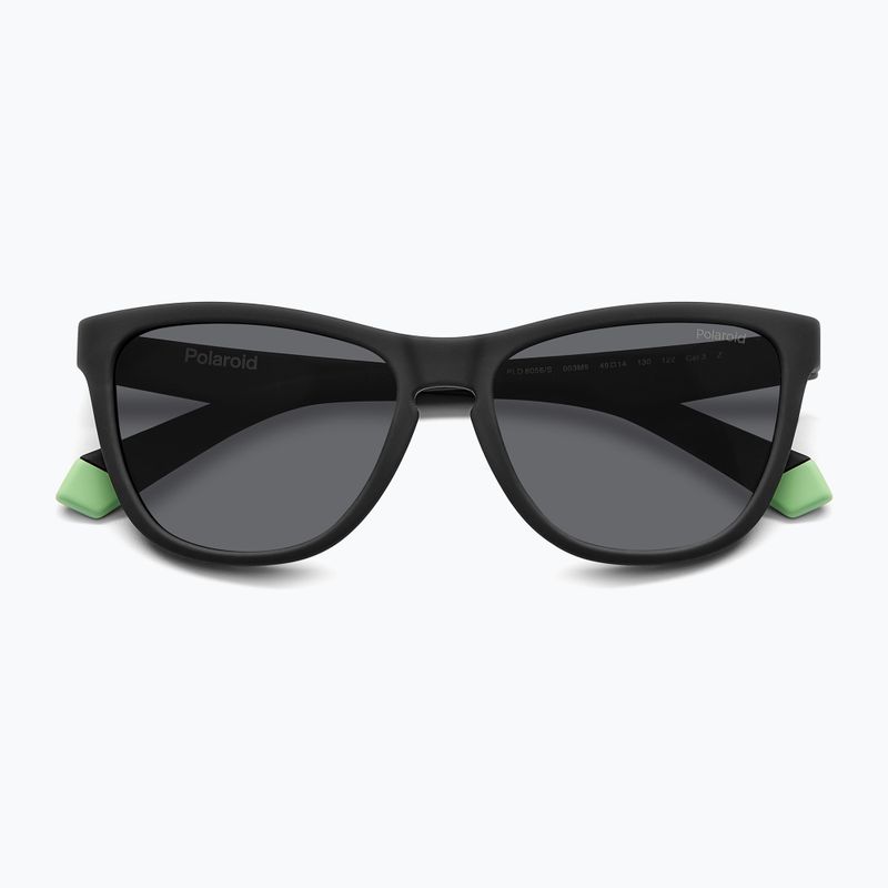 Ochelari de soare pentru copii Polaroid PLD 8056/S matte black/grey polarized 4