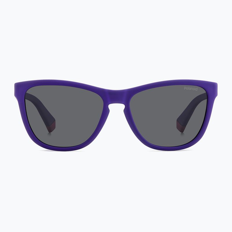 Ochelari de soare polarizați pentru copii Polaroid PLD 8056/S violet mat/gri 3