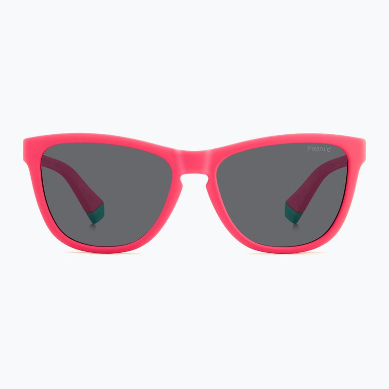 Ochelari de soare pentru copii Polaroid PLD 8056/S matte pink/grey polarized 3