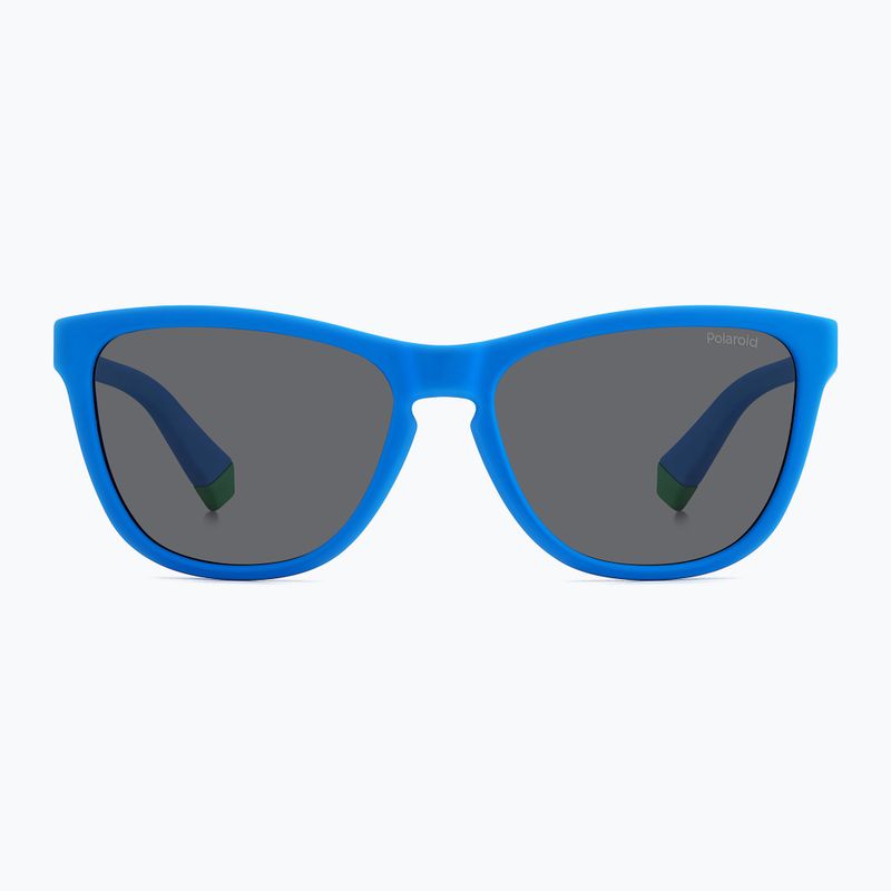 Ochelari de soare pentru copii Polaroid PLD 8056/S matte blue/grey polarized 3