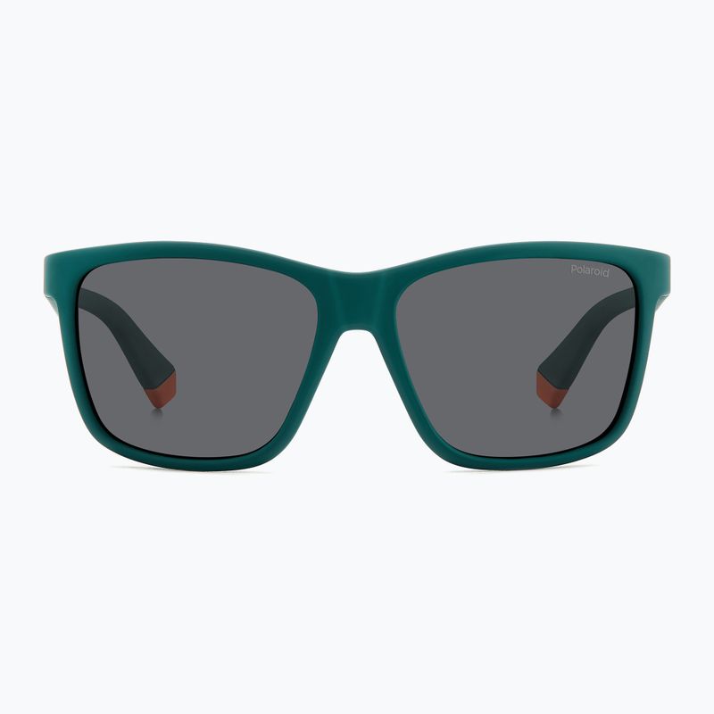 Ochelari de soare pentru copii Polaroid PLD 8057/S matte green/grey polarized 3