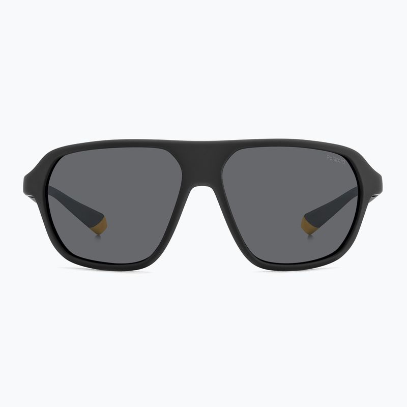 Ochelari de soare Polaroid PLD 2152/S matte black yellow/grey polarized 2