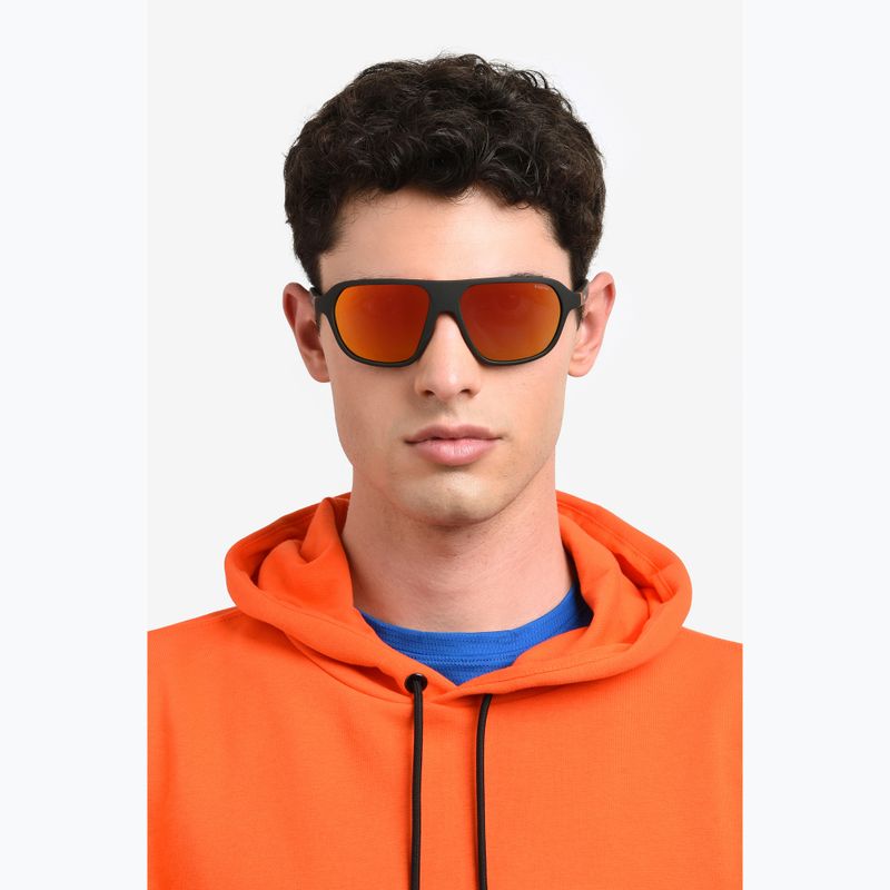 Ochelari de soare polarizați Polaroid PLD 2152/S negru mat roșu/roșu multistrat 9