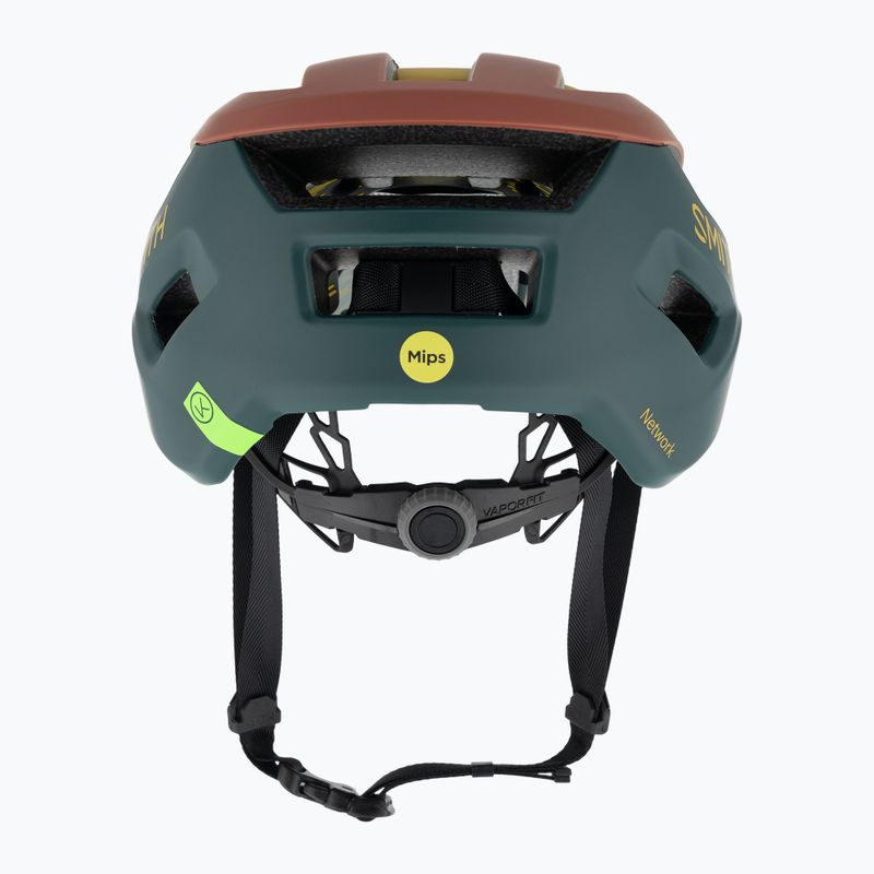 Cască de bicicletă Smith Network MIPS mată sedona/pacific brimstone 3