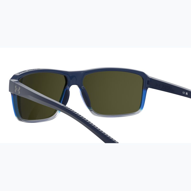Ochelari de soare pentru bărbați Under Armour Kickoff S3 blue shaded grey/blue multilayer 6