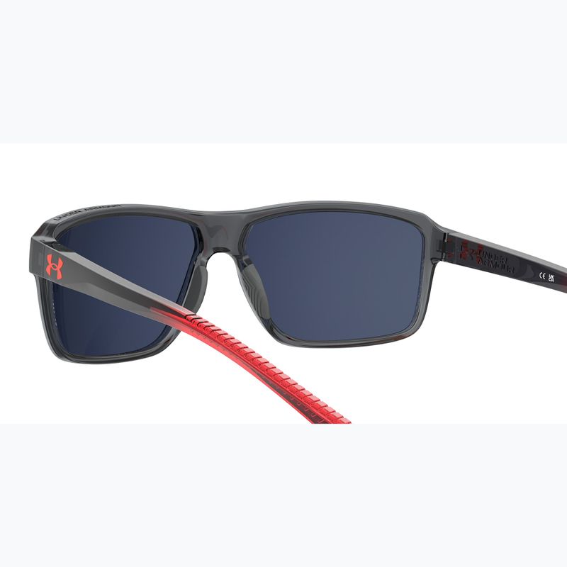 Ochelari de soare pentru bărbați Under Armour Kickoff S3 grey red/grey infrared 6