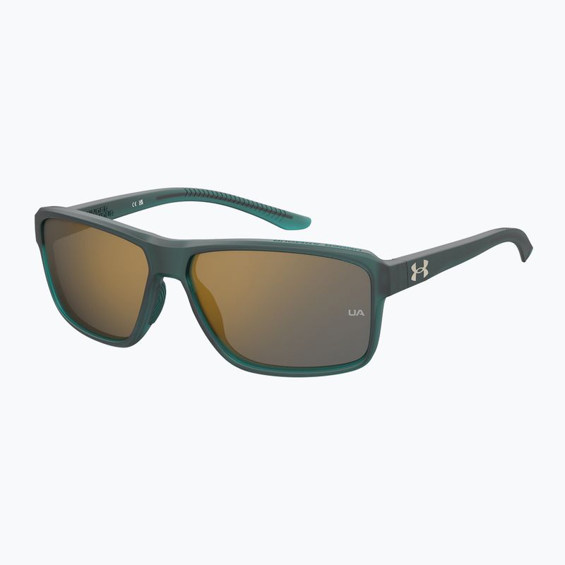 Ochelari de soare pentru bărbați Under Armour Kickoff S3 crystal teal/copper mirror 2