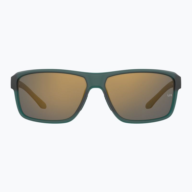 Ochelari de soare pentru bărbați Under Armour Kickoff S3 crystal teal/copper mirror 3