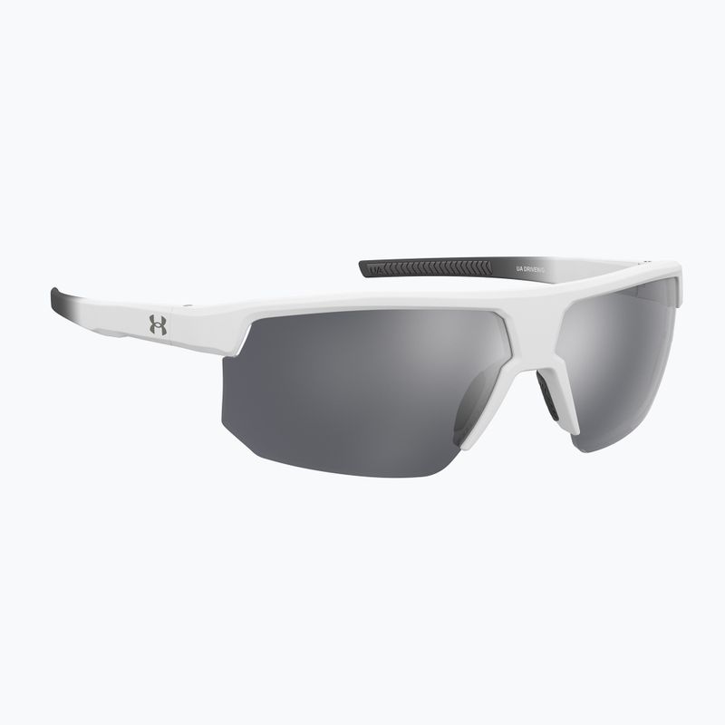 Ochelari de soare pentru bărbați Under Armour Driven/G S3 white grey/silver mirror