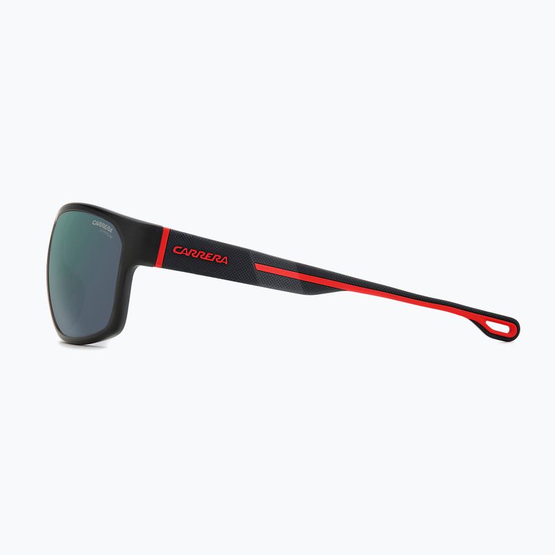 Ochelari de soare pentru bărbați Carrera 4018/S matte black red/green grey hight contrast anti reflex 5