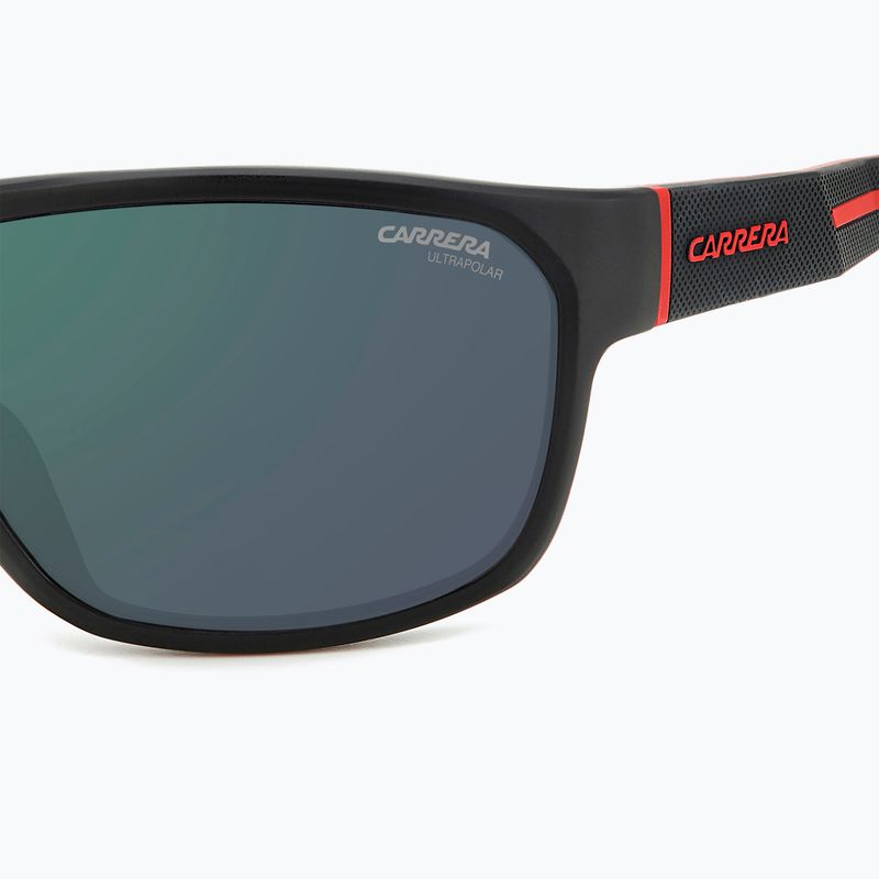 Ochelari de soare pentru bărbați Carrera 4018/S matte black red/green grey hight contrast anti reflex 6