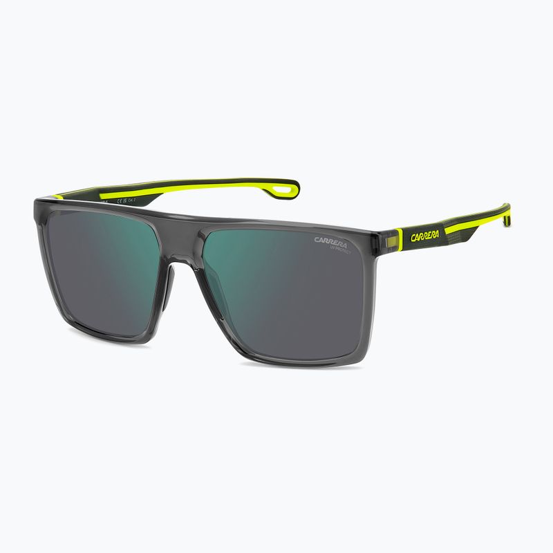 Ochelari de soare pentru bărbați Carrera 4019/S grey yellow fluo/green mirror 2