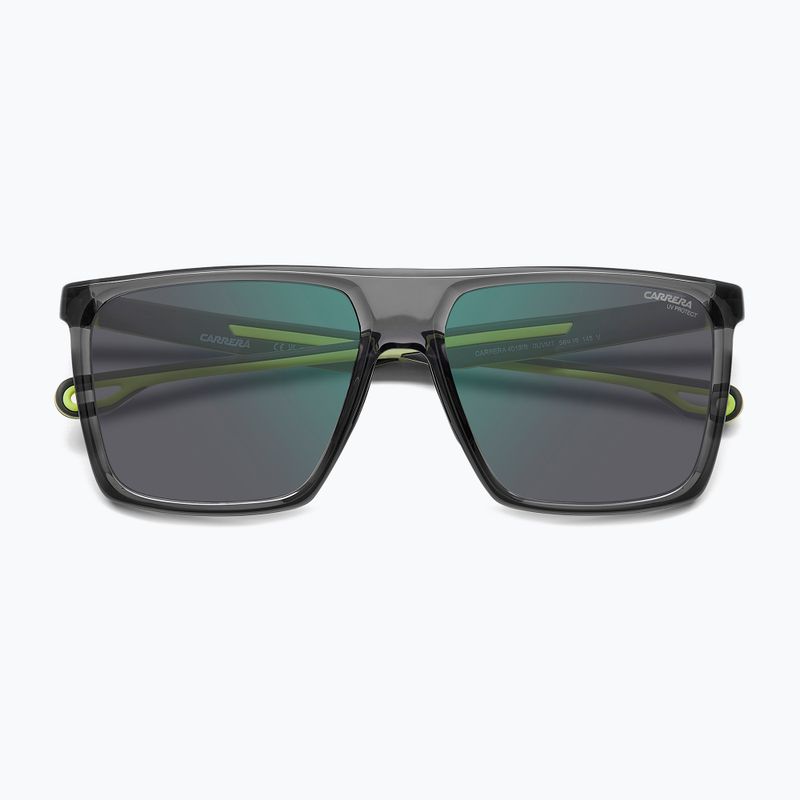 Ochelari de soare pentru bărbați Carrera 4019/S grey yellow fluo/green mirror 4