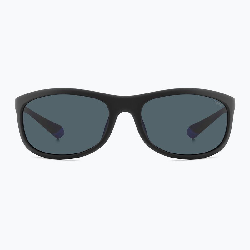 Ochelari de soare polarizați Polaroid PLD 2154/S negru mat albastru/albastru 3