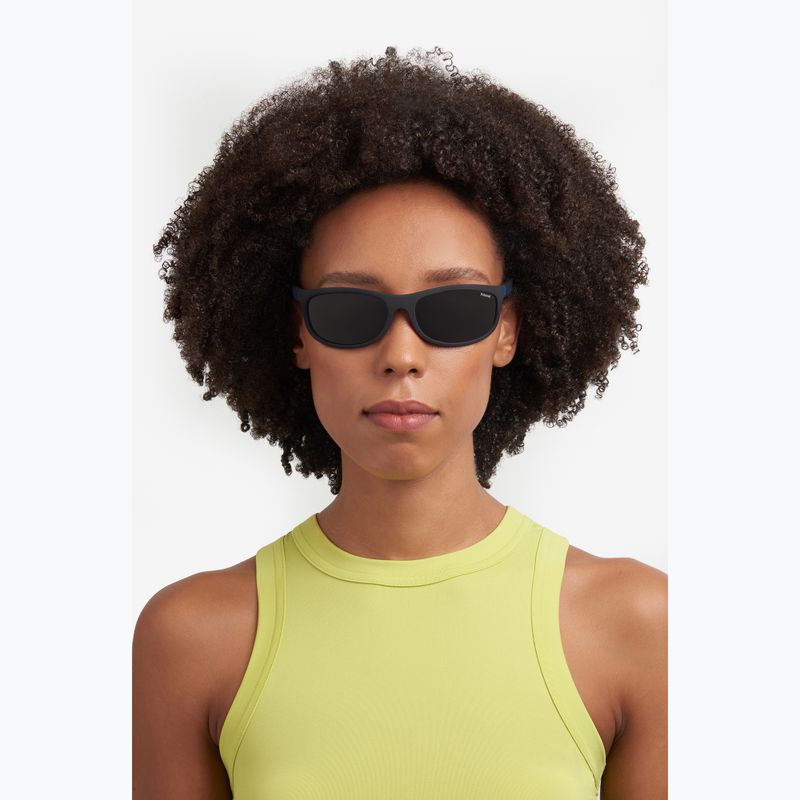 Ochelari de soare polarizați Polaroid PLD 2154/S negru mat albastru/albastru 7