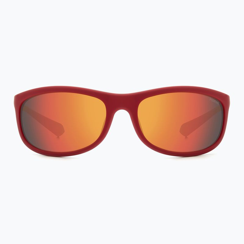 Ochelari de soare polarizați Polaroid PLD 2154/S roșu mat/roșu multistrat 3