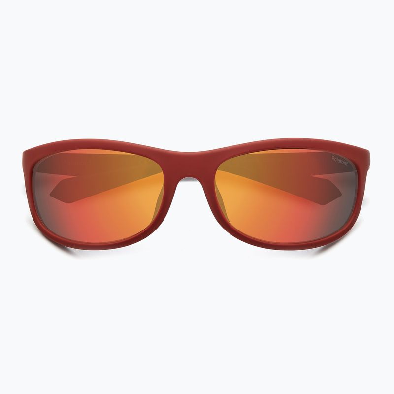 Ochelari de soare polarizați Polaroid PLD 2154/S roșu mat/roșu multistrat 4