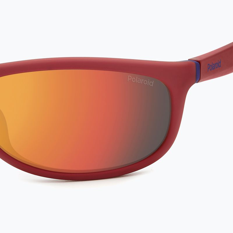 Ochelari de soare polarizați Polaroid PLD 2154/S roșu mat/roșu multistrat 5