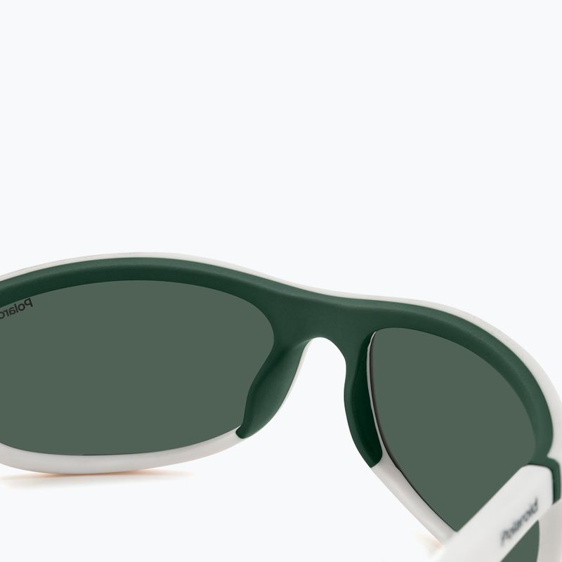 Ochelari de soare Polaroid PLD 2154/S matte white/green polarized 6