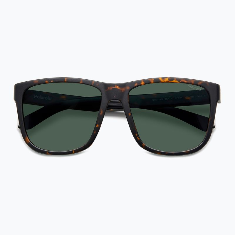 Ochelari de soare polarizați pentru bărbați Polaroid PLD 2155/S mat brown havana/green 4