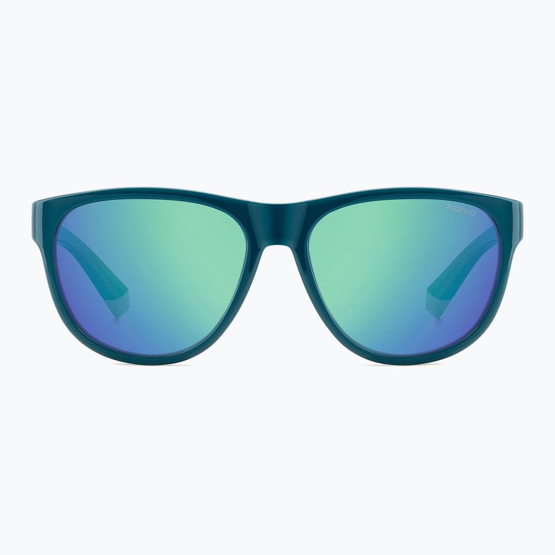 Ochelari de soare Polaroid PLD 2156/S teal/greygreen mirror polarized 3