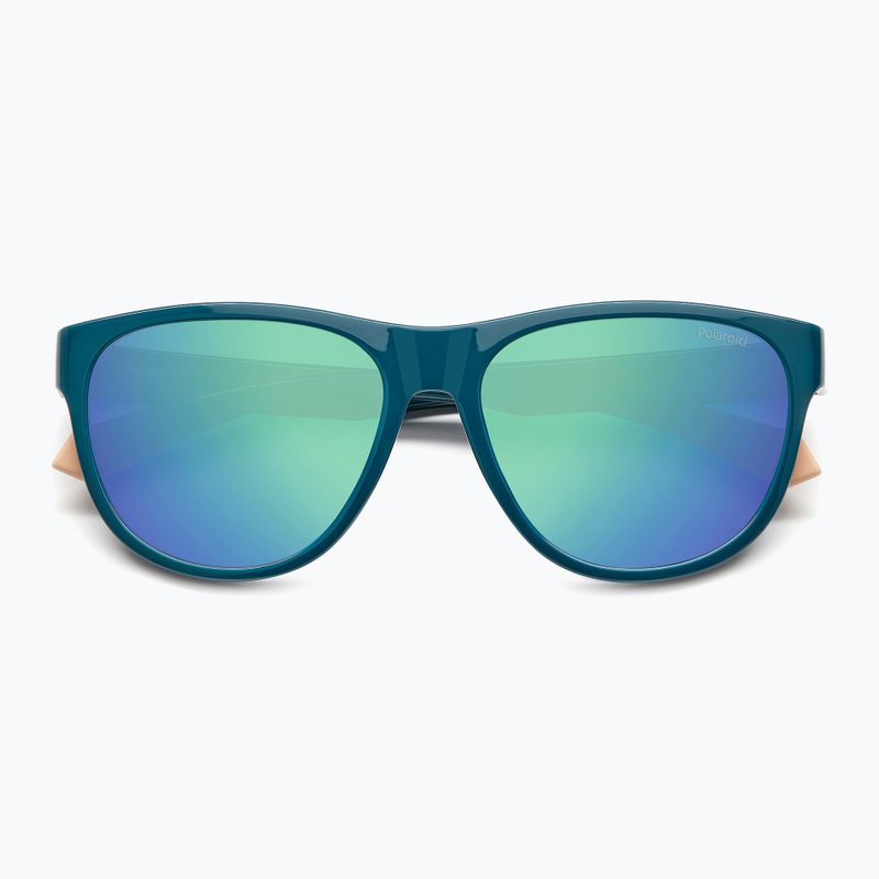 Ochelari de soare Polaroid PLD 2156/S teal/greygreen mirror polarized 4