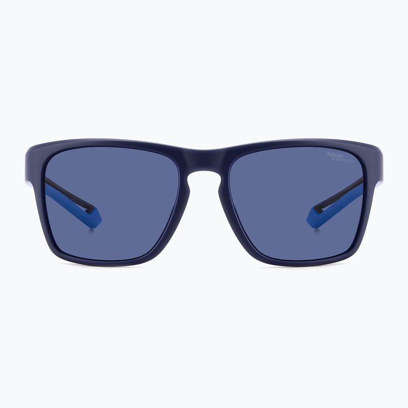 Ochelari de soare pentru bărbați Polaroid PLD 7052/S matte blue/blue polarized high contrast 3