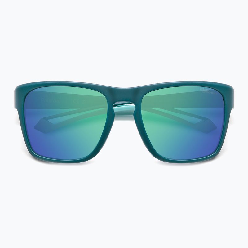 Ochelari de soare pentru bărbați Polaroid PLD 7052/S matte teal/green mirror polarized high contrast 4