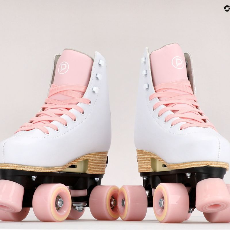 Playlife Classic patine cu role pentru copii, alb/roz 880329 9