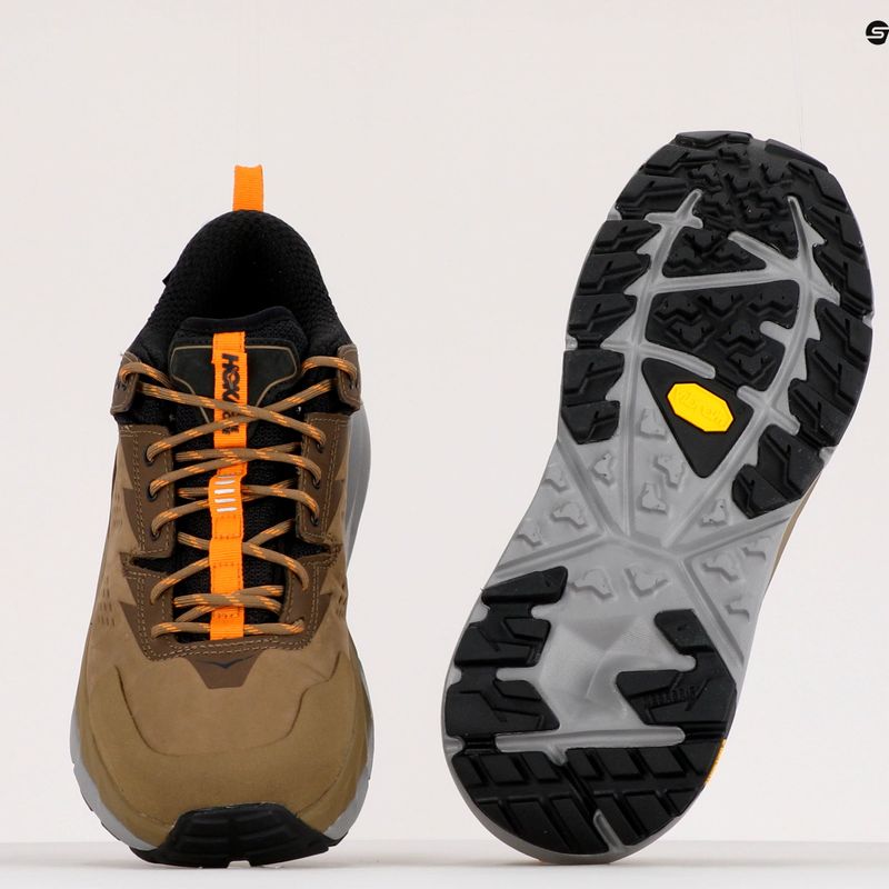 Cizme de trekking pentru bărbați HOKA Kaha Low GTX maro 1118586 9