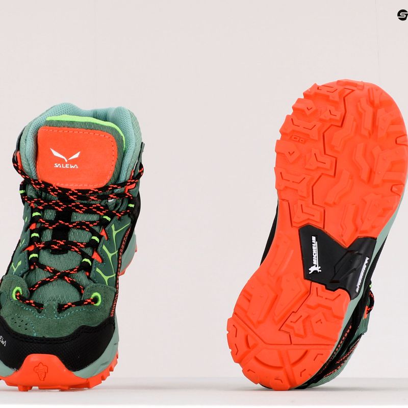 Cizme de trekking pentru copii Salewa Alp Trainer Mid GTX verde 00-0000064010 9