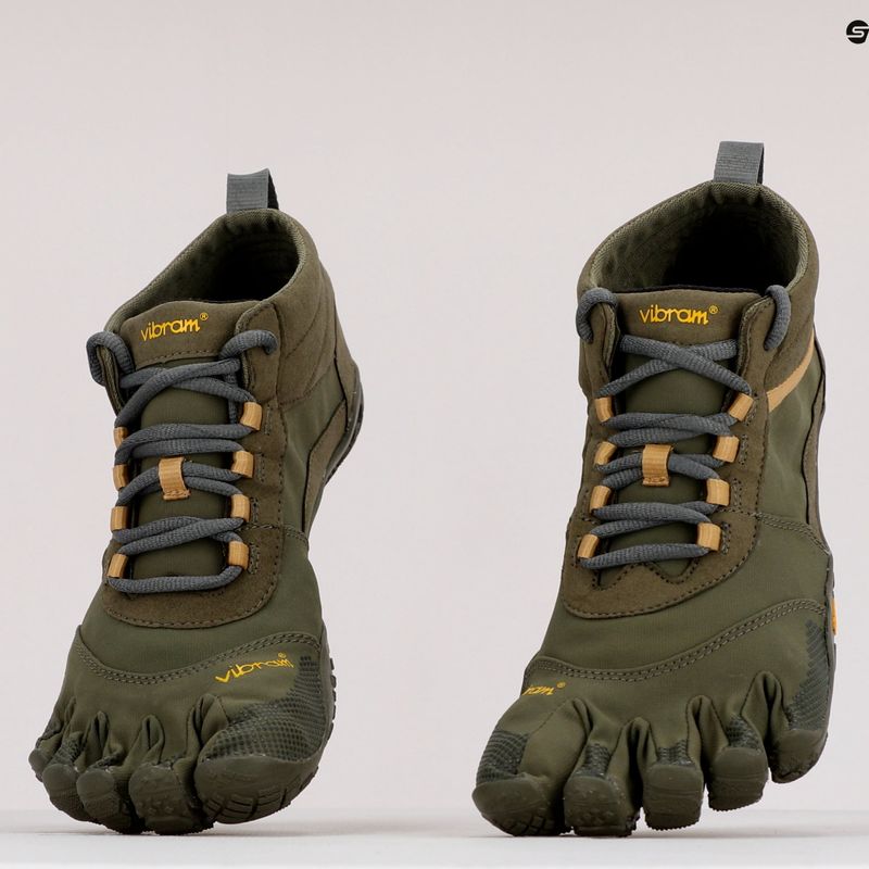 Cizme de trekking pentru bărbați Vibram Fivefingers V-Trek verde 18M74020420 9