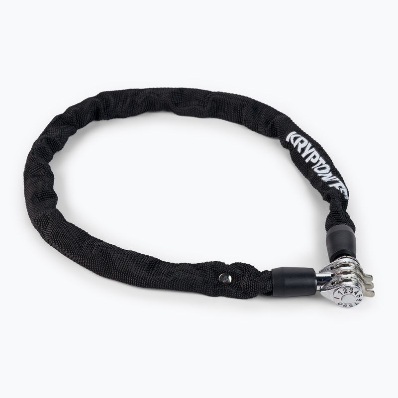 Kryptonite lanț de blocare a lanțului de bicicletă negru Keeper 465 Combo Chain