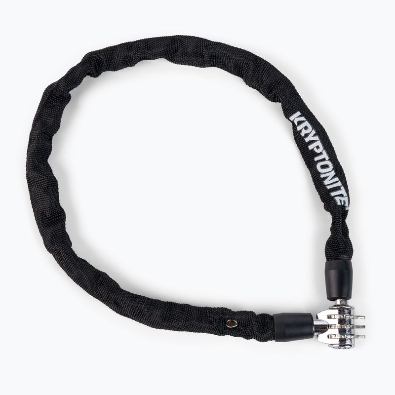 Kryptonite lanț de blocare a lanțului de bicicletă negru Keeper 465 Combo Chain 2