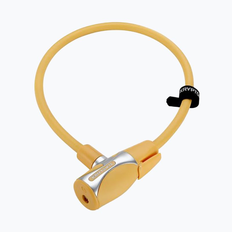 Antifurt de bicicletă Kryptonite KryptoFlex 1265 Key Cable portocaliu K002680